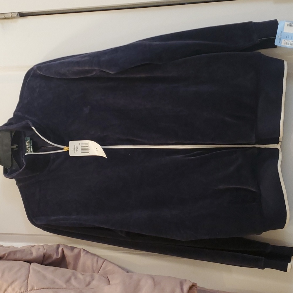 Ralph Lauren Velour Jacket, Size 2X